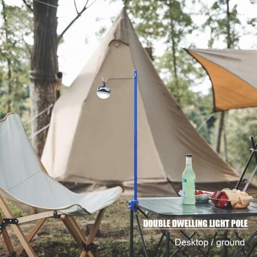 Shine Trip Hunting Hanging Light Holder Multi-functional Classic Practical Outdoor Portable Folding Lamp Pole Kit