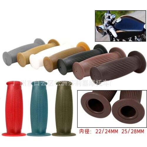 Retro Motorbike Handlebars Rubber Modification Accessories Simple Installation Universal for Halley XL883 XL1200 Honda CB400