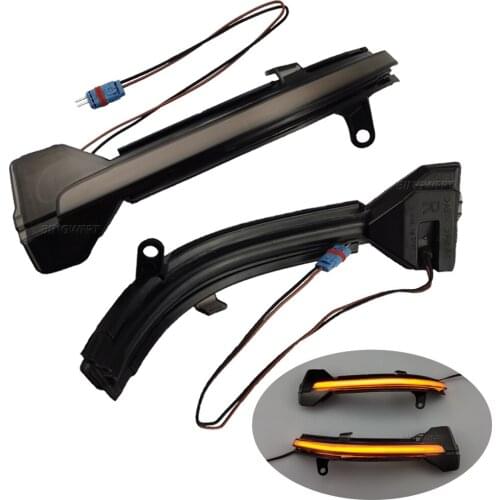 2pcs LED Dynamic Turn Signal Blinker Side Rear-View Mirror Indicator Light For BMW 5 6 7 Series F10 F11 F07 F06 F12 F13 F01 F02