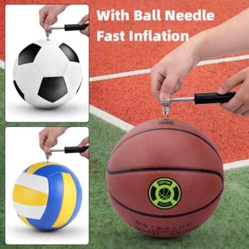 Bicycle Pump Mini Portable MTB Road Bike Pump Cycling Inflator Presta Schrader Valve Hose Pumps For Basketball