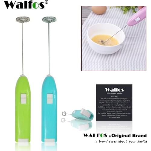 WALFOS New Coffee Milk Drink Electric Whisk Mixer Frother Foamer Egg Beater Electric Mini Handle Mixer Stirrer Kitchen Tool hot