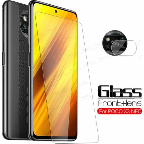 Protective Glass For Xiaomi Poco X3 NFC M3 Camera Glass Xiomi Mi PocoX3 PocoM3 Pocco Pocophone M X 3 Screen Protector Phone Film