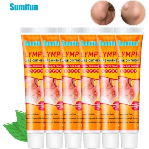 Sumifun 6Pcs Lymphatic Cream Drainage Mammary Accessory Lymph Ointment Lymph Node Anti-Swelling Body Relax Cream P1197