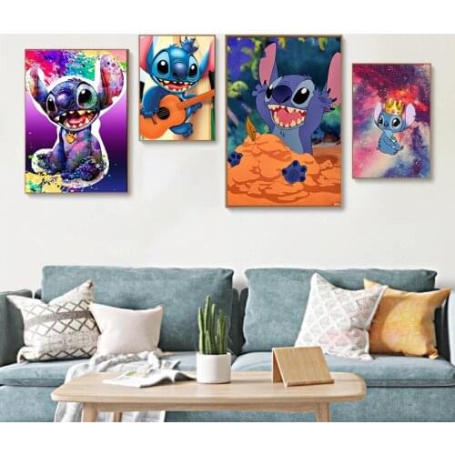5D DIY Diamond Painting Disney Cartoon Cross Stitch Kits Full Drill Square Embroidery Pictures Of Rhinestones Mosaic Gift Decor