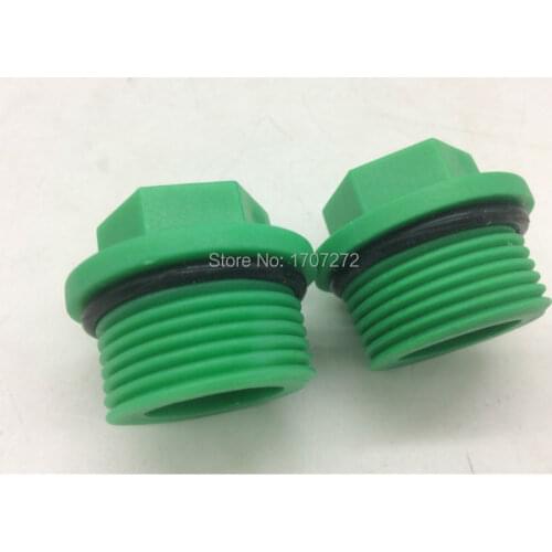 Free Shipping 20pcs/lot PPR Pipe Plugs 1/2" BSP Male Thread Pipe Fitting End Cap Plug