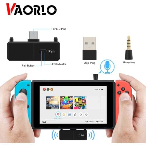 Bluetooth 5.0 Audio Transmitter Adapter EDR A2DP SBC Low Latency for Nintendo Switch PS4 TV PC USB Type-C Wireless transmitter