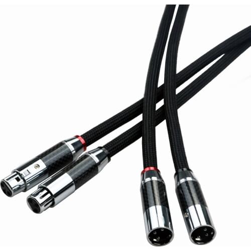 XSSH Hi-end HIFI FA-220 PVC 2 core Pure Copper OFC PCOCC Female XLR to Male XLR RCA jack Audio Cables Wire Line