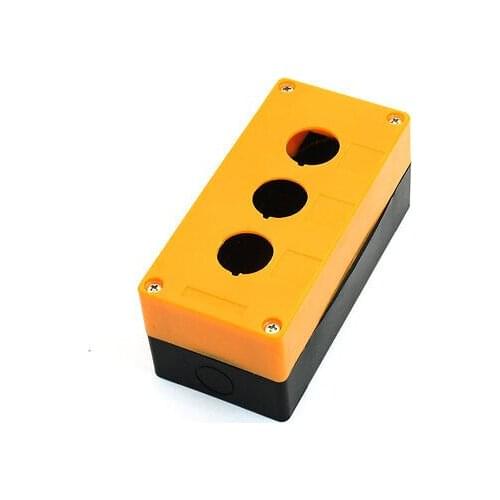 25mm 1" Diameter 3 Pushbutton Hole Pendant Control Station Box Housing
