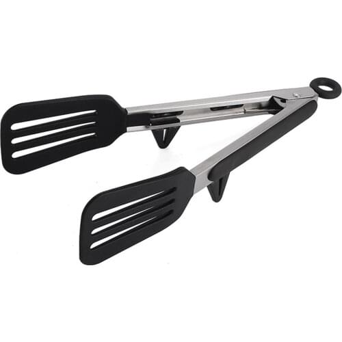 Food Grade Silicone Kitchen Tong Food Tongs Utensil Cooking Tong Clip Clamp Accessories Salad Serving BBQ Tools