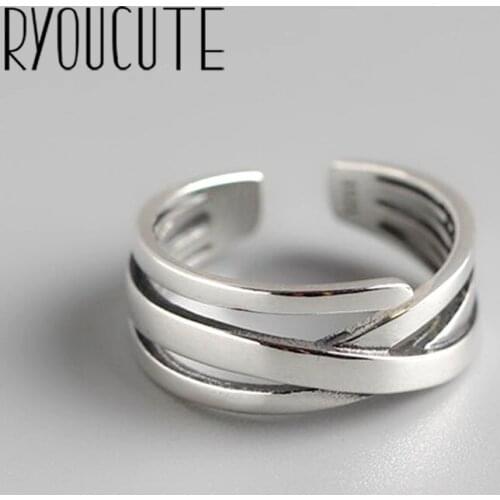 Personality Boho Irregular Chains Rings for Women Jewelry Big Antique Rings Girls Christmas Gifts Anillos