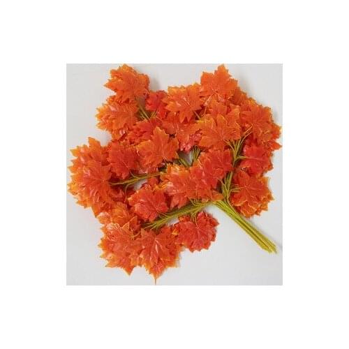 Hot sale 1pc Artificial Silk Maple Leaves For Home Wedding Party Decoration Craft Multicolor Fall Vivid Fake Flower Leaf Decor