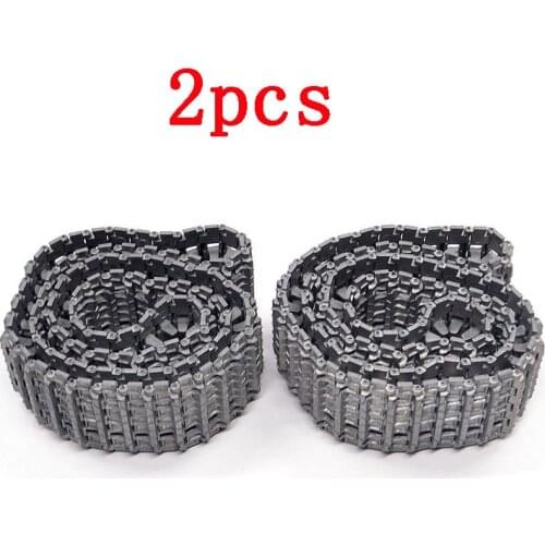 2pcs Metal Tracks for 1/16 Henglong RC Tank Model Panther/Cheetah Pershing M26 2A6 M1A2 Walker Bulldog 3879/69 3838/39/89 3918
