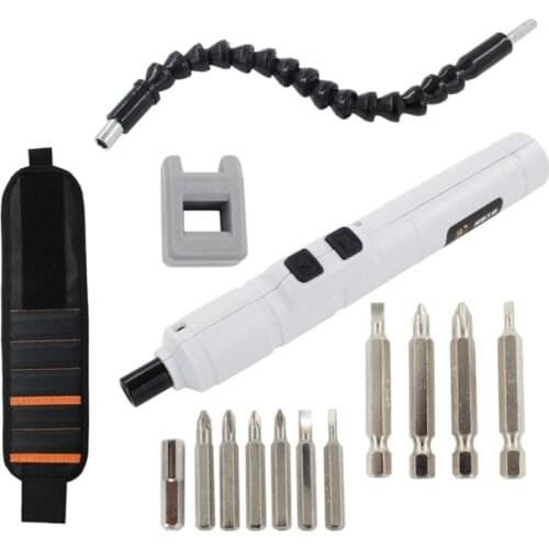 Multi-Bit Screwdriver / Nut Driver Voltage 3.6 V Small Rechargeable Wireless Screwdriver Flexible Operation
