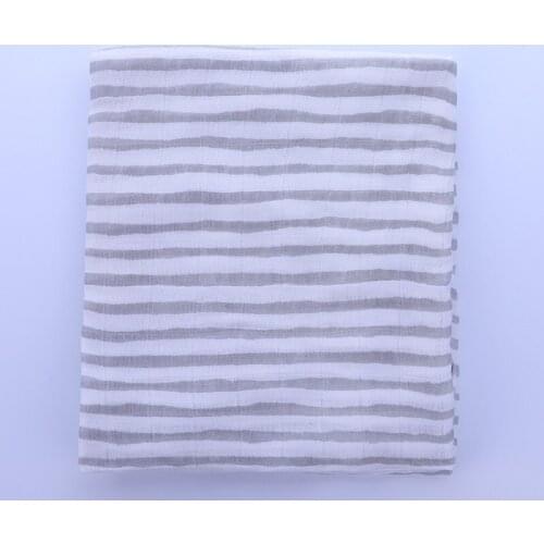 Muslin Bamboo Woven Gauze Love Baby Blanket Swaddle Bags Double Layer Newborn Babies Soft Wrap Blankets