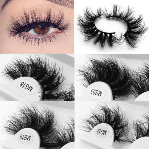 NEW 1pairs Fluffy Eyelashes 18mm-23mm 3d Mink Eyelashes Handmade Soft Volume Natural Lashes maquillaje Lash Vendors False Lashes