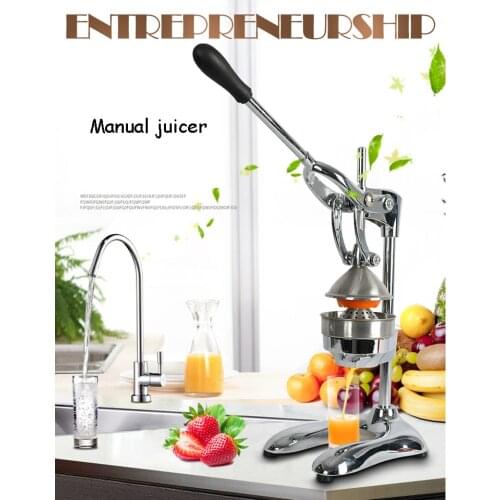 Ce Approved Bar Equipment Commercial Low Speed Manual Citrus Juicer Manual Juicer Hand Press Machine