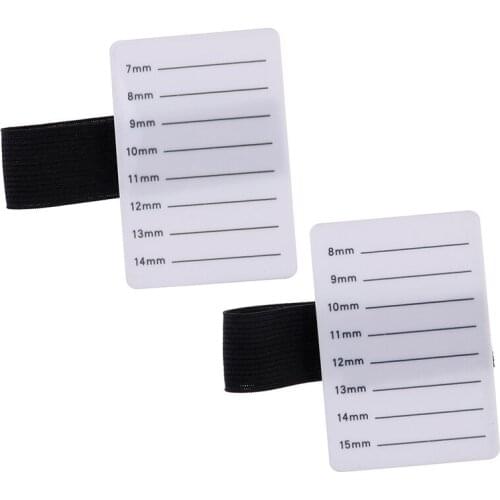 Fake Eyelash Tray Strip Stand Individual Eyelash Extensions Hand Plate Eye Lash Grafting Stand Palette Tool 7-14mm/8-15mm