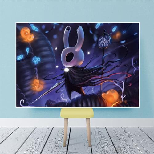 Hollow Knight Poster Hot Video Game Posters and Prints Canvas Painting Wall Art Decoration for Living Room Home Cuadros Decor