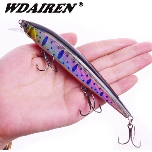 1Pcs 14cm 18.5g Big Minnow Lure Floating Wobblers Tackle Sea Fishing Lures Hard Bait Artificial Pesca Sea Fishing Crankbait