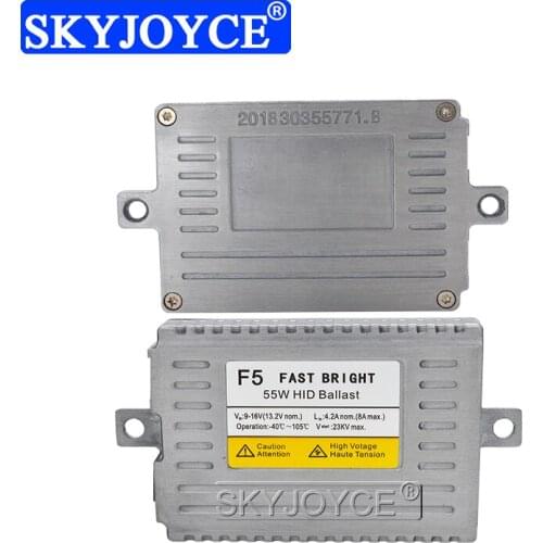 SKYJOYCE Original 55W DLT F5 HID Ballast AC Slim Electronic Fast Start Ballast For HeartRay Yeaky Cnlight Aozoom Xenon Bulb Kit