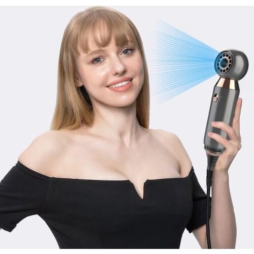 V professional electric hair dryer hair salon 800W power two speed mini portable hair dryer Leafless hair dryer