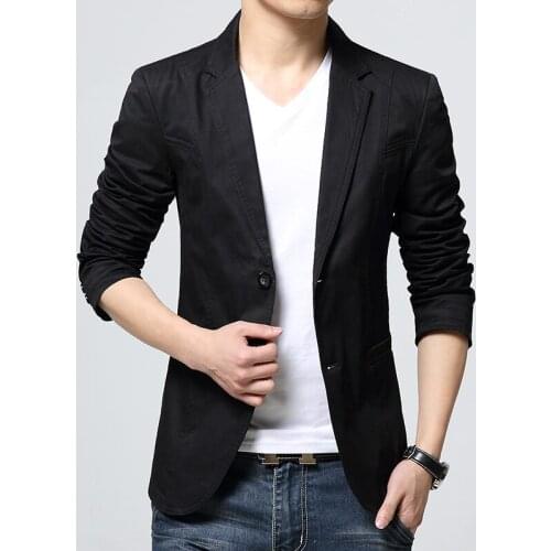 Spring and autumn small suit jacket mens two-button casual Korean style slim suit mens handsome all-match single western 3XL