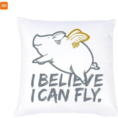 Youpin Customized pillow crystal super soft fabric measurements hollow fiber cotton filling classic cartoon image xiaomi