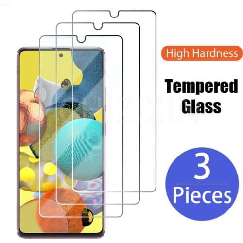 3PCS Tempered Glass for Samsung A51 A71 A21S A31 A50 A70 Screen Protector for Samsung Galaxy A52 A72 A32 A12 A20 A10 A02S Glass
