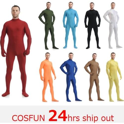 Zentai suit Spandex Clothes Skin Suit Catsuit Halloween Costumes Adult Bodysuit Unisex unitard Stage unitard can be customized