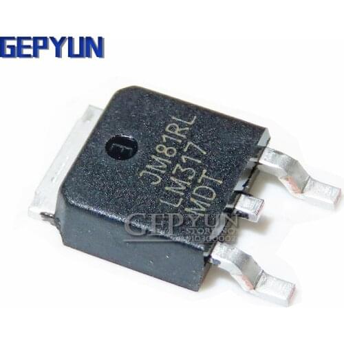 10PCS LM317M LM317 TO252 SOT LM317MDT SMD voltage regulator IC Gepyun