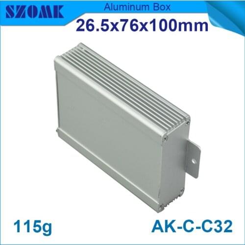 10 pcs/lot metal box enclosure or metal project box aluminium box diy which in good quality electronics enclosures housing