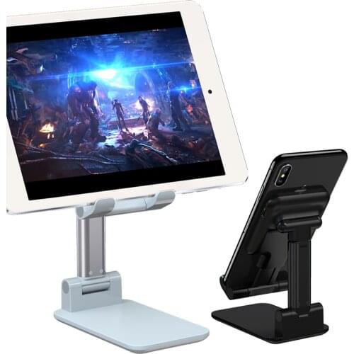 10W Wireless Charging Dock Retractable Metal Phone Stand Holder Desktop Bracket for Phone and Tablet Desktop Stand Charging Dock