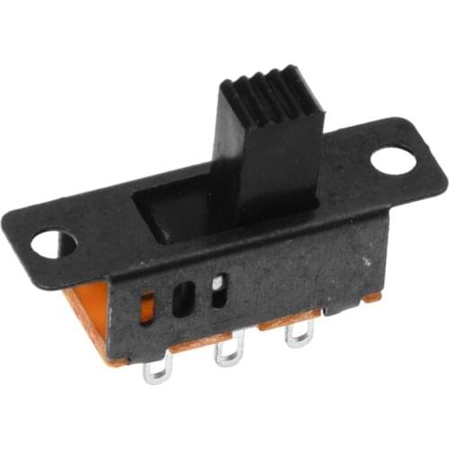 10 x DC 0.5A 50V 3 Position 2P2T DPDT Panel Mount Slide Switch SS23D32