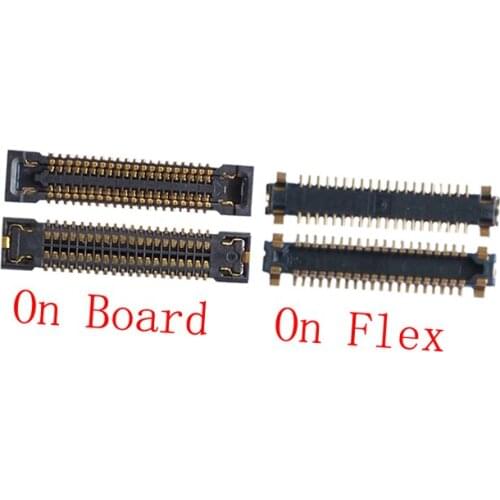 2Pcs Usb Charger Charging Dock Port FPC Connector For Xiaomi Redmi Note6 Pro Note 6 6pro Hongmi A2lite A2 lite Board Plug 40pin