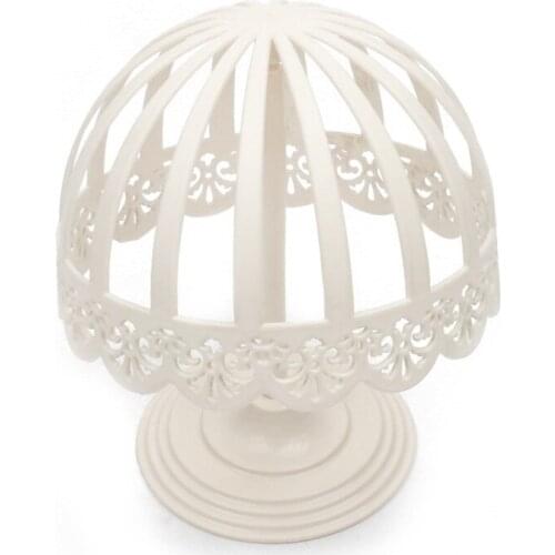 White Plastic Hat Caps Storage Holder Racks Helmet Display Stand Wigs Organizer Shelf for Baby Shop (40cm Perimeter) Wholesale