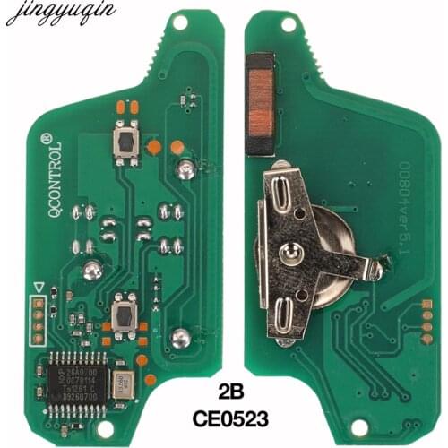 Jingyuqin FSK 434MHz For Peugeot 207 208 307 308 408 For Cirtroen C2 C3 C4 Picasso With ID46 PCF7961-ce0536, PCF7941-ce0523