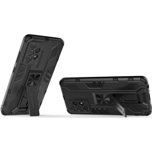 Armor For Samsung A52 A72 Case Cover чехол Shockproof Holder PC Silicone For Samsung galaxy A72 A52 5G Phone Case coque funda