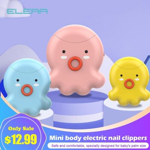 Baby Safety Electric Nail Clippers Anti-scratch Nail Polisher Automatic Nail Clippers for Babies and Adults Nail Care Tools