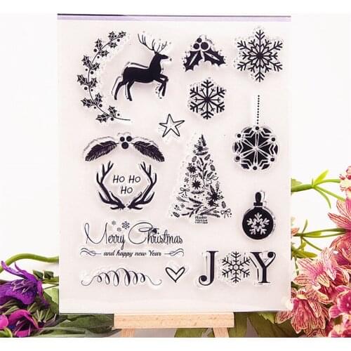 Hot sale Easter deer Transparent Clear Stamps / Silicone Seals Roller Stamp for DIY scrapbooking photo album/Card Making