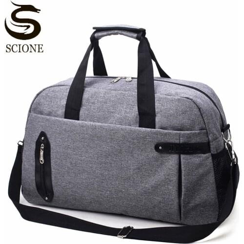 Men Waterproof Nylon Travel Bags Outdoors Luggage Gym Bag Crossbody Male Female Travelling Handbag High Quality Duffle Bags