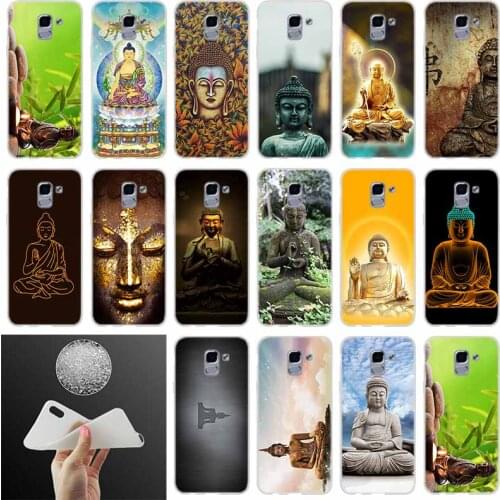 Soft silicone Phone case Cover Buddha FOR Coque Samsung Galaxy J6 J4 J8 J7 2018 Plus J3 J5 J7 Prime Pro 2017 2016 Casse