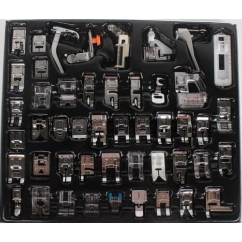 10set 30-72pcs/set Sewing Machine Supplies Presser Foot Feet for Sewing Machines Feet Kit Set With Box