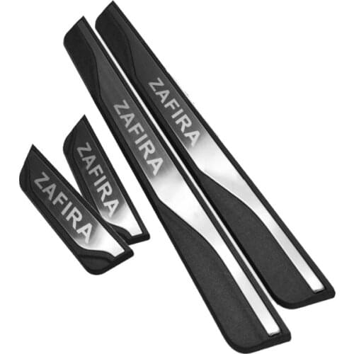 Stainless Steel Door Sill Cover For Opel Zafira Accessories Trim Car Sticker Scuff Plate Guard Protectors 2019 2018 2017 2016