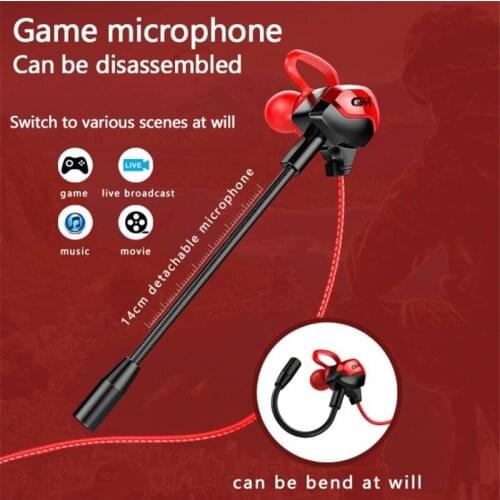 New Computer Headset in-ear 3.5 Wired Microphone Gaming Gaming Universal Customer Service Mobile Headset 20