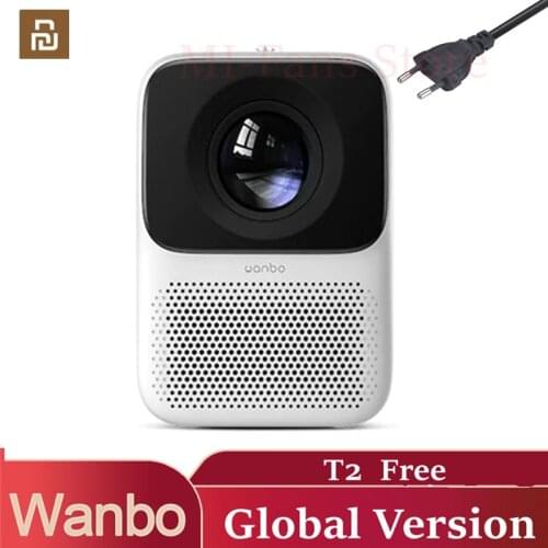 Global Version Wanbo T2 FREET2M Projector 1080P Mini LED Portable Projector 19201080P Vertical Keystone Correction For Home Offi