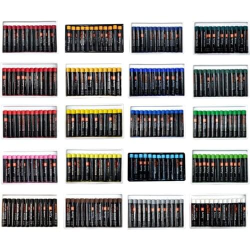 Complementary color 12pcs heavy color oil pastel elementary school art painting graffiti pastel soft crayons oily colorful stick