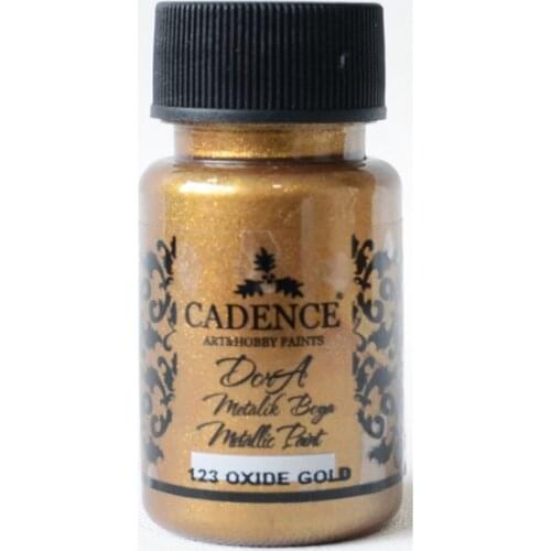 Cadence Dora Silvery Metallic Paint 123-Oksit Gold 50ml