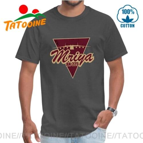 Tatooine Retro CCCP Russian Transport Aircraft T shirt men Vintage AN-225 Mriya T-shirts Fashion Design Airplane Pilot Tops Tees