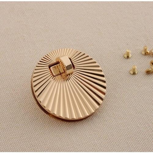 High Grade Metal Shell Lock for DIY Handbag Craft Bag Hardware Closure Bag Parts DIY Leather Tool Accessories