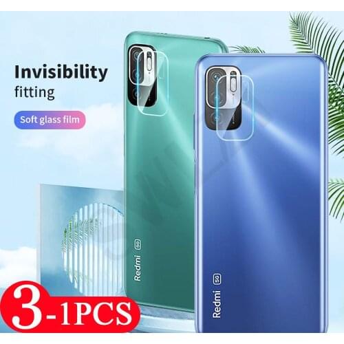 3-1Pcs for Redmi note 10 9 pro max 5G 10S 9S Camera Lens protector note 9T 8 8T 7 Camera screen protector Glass protective Film